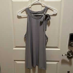 Gray Banana Republic tie tank top